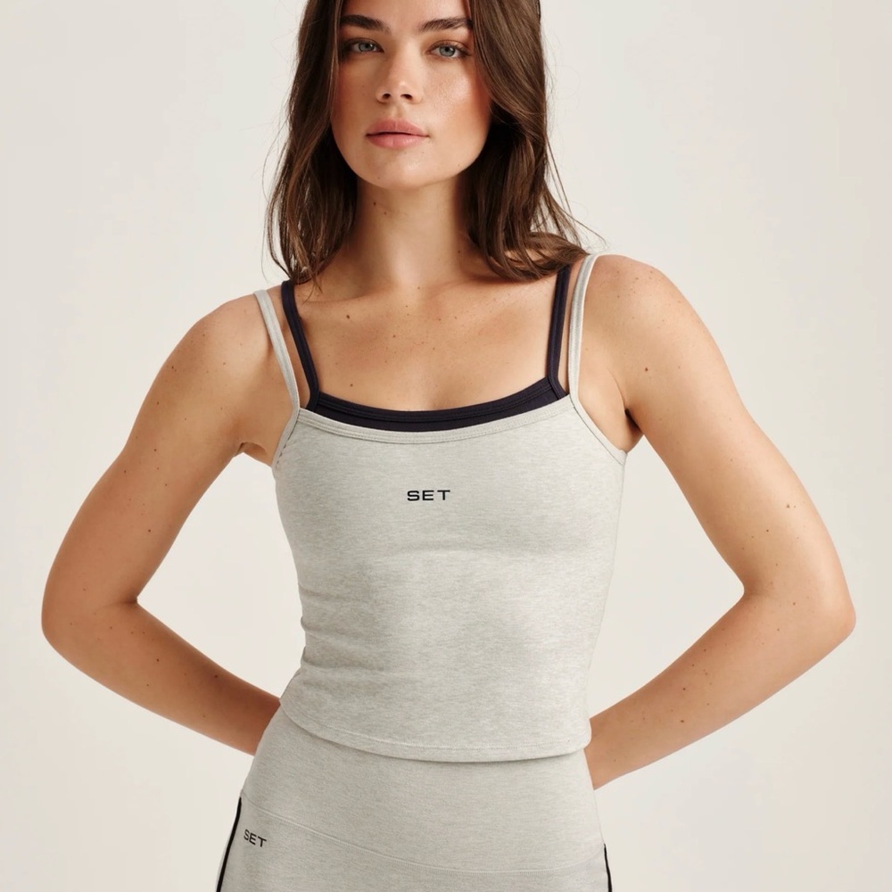 Set Active Formcloud Cloud Pipe Shorts & Tank - image 2